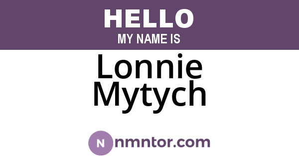 Lonnie Mytych