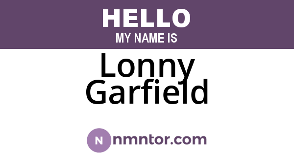 Lonny Garfield