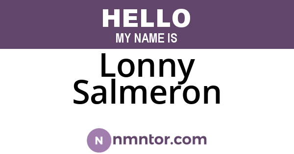 Lonny Salmeron