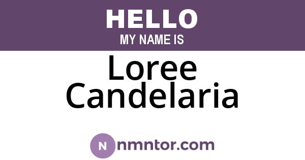 Loree Candelaria