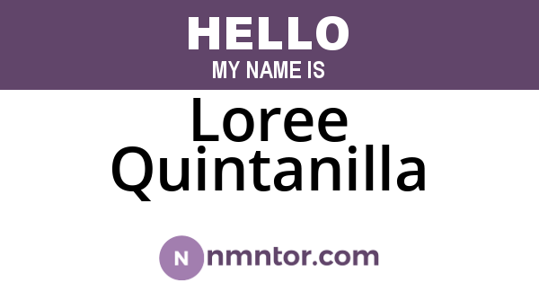 Loree Quintanilla