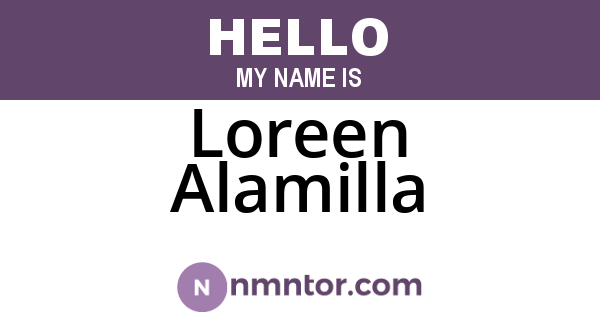 Loreen Alamilla