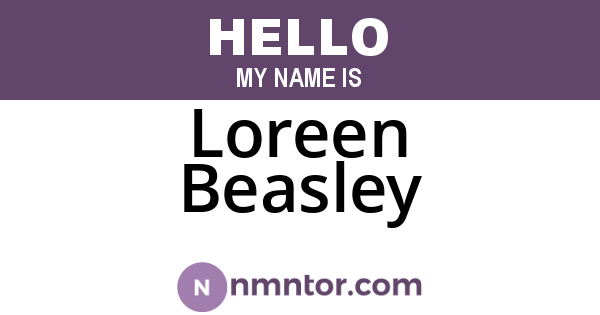 Loreen Beasley