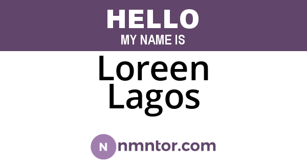 Loreen Lagos