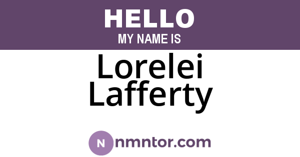Lorelei Lafferty