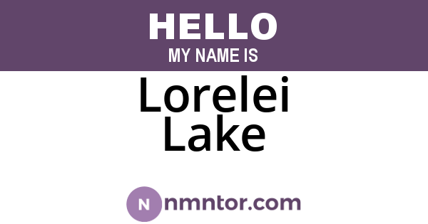 Lorelei Lake