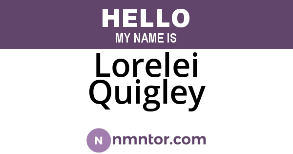 Lorelei Quigley