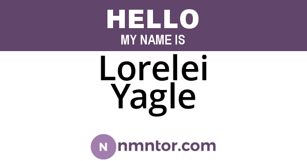 Lorelei Yagle