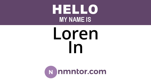 Loren In
