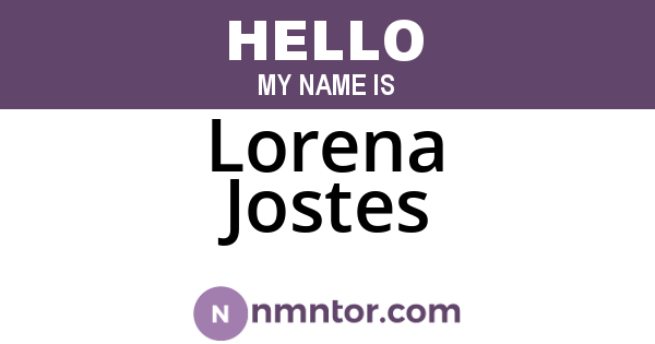 Lorena Jostes