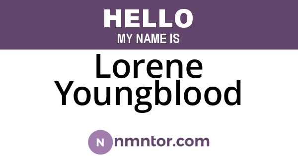 Lorene Youngblood