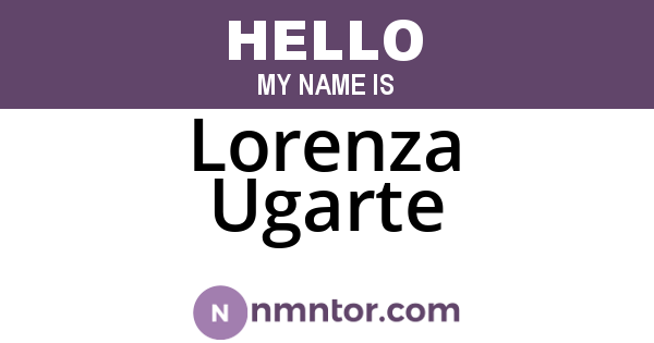 Lorenza Ugarte