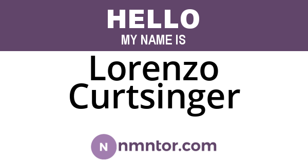 Lorenzo Curtsinger