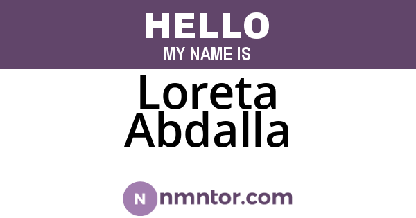Loreta Abdalla