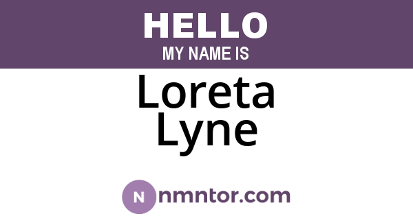 Loreta Lyne