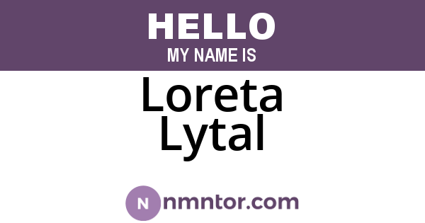 Loreta Lytal