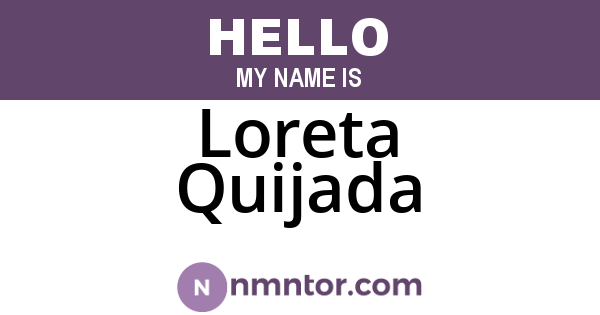 Loreta Quijada