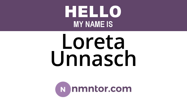 Loreta Unnasch