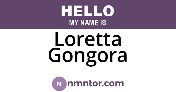 Loretta Gongora