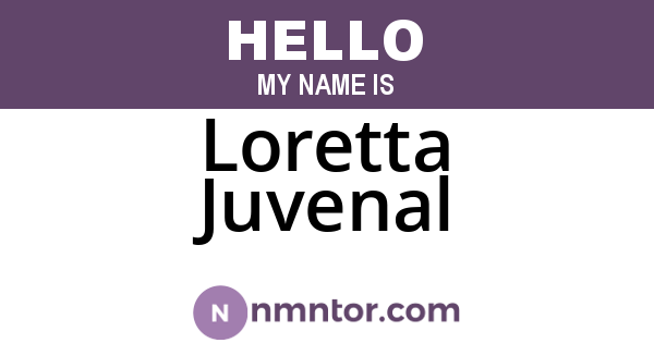 Loretta Juvenal