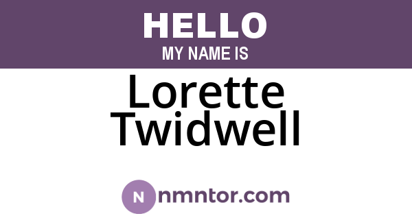 Lorette Twidwell