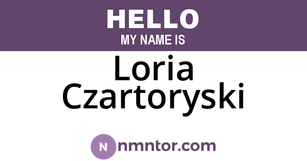 Loria Czartoryski