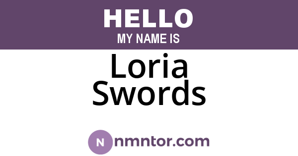 Loria Swords