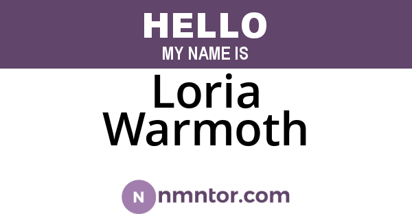 Loria Warmoth
