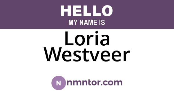 Loria Westveer