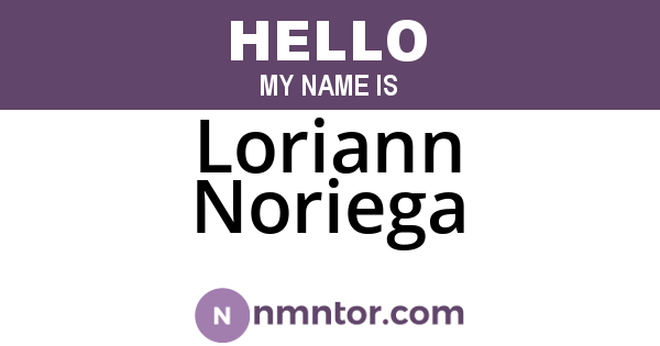 Loriann Noriega