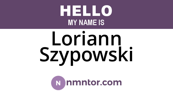 Loriann Szypowski