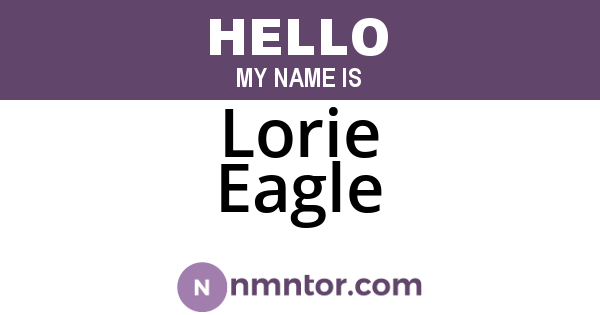 Lorie Eagle