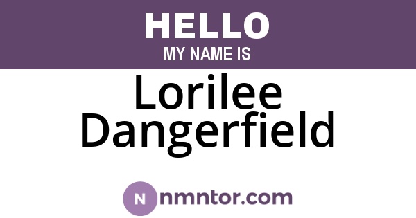 Lorilee Dangerfield