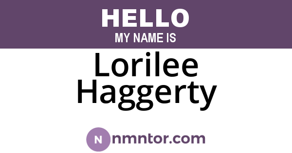 Lorilee Haggerty