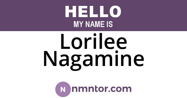 Lorilee Nagamine