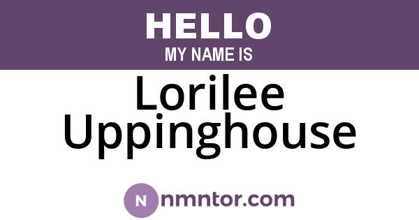 Lorilee Uppinghouse