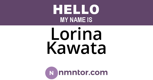 Lorina Kawata