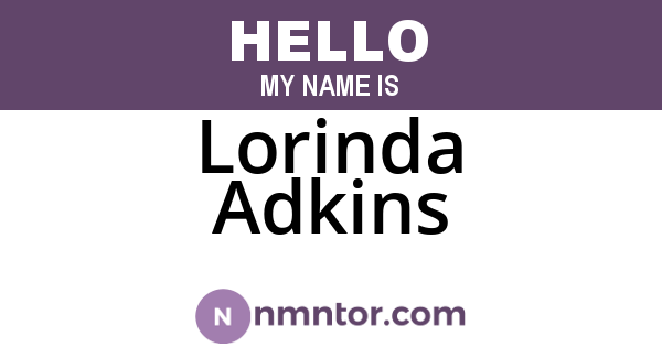 Lorinda Adkins