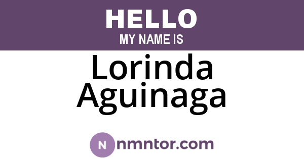 Lorinda Aguinaga