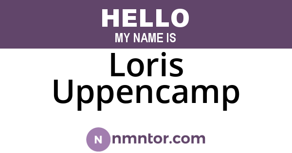 Loris Uppencamp