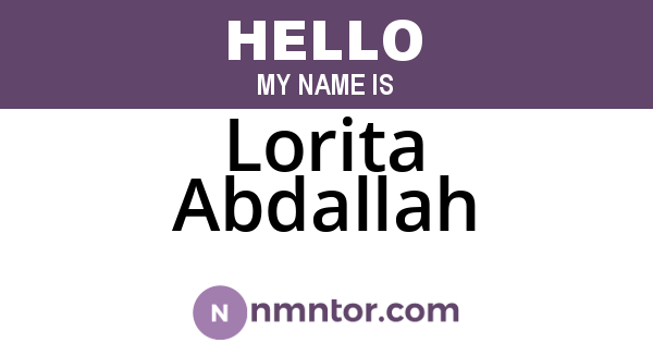 Lorita Abdallah