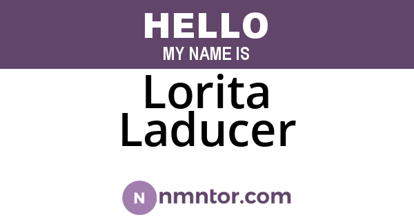 Lorita Laducer