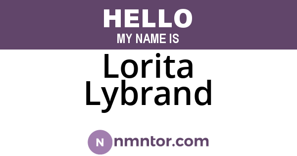 Lorita Lybrand