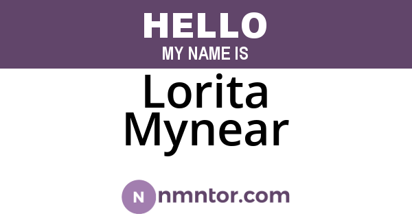 Lorita Mynear