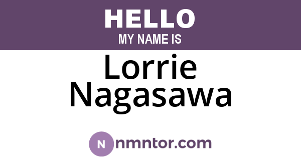 Lorrie Nagasawa
