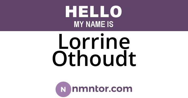 Lorrine Othoudt