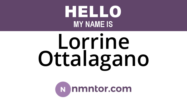 Lorrine Ottalagano