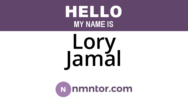 Lory Jamal