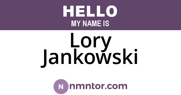 Lory Jankowski