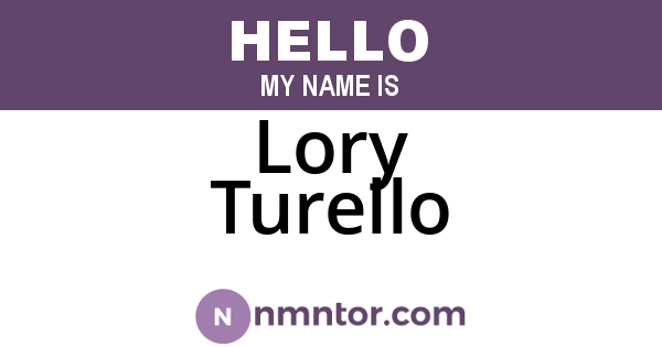 Lory Turello